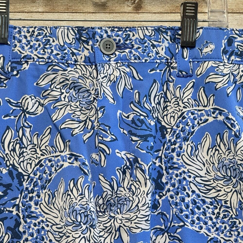 Lilly Pulitzer Southern Tide Mens 40 Golf Brrrdie Shorts Boca Blue - Picture 2 of 16